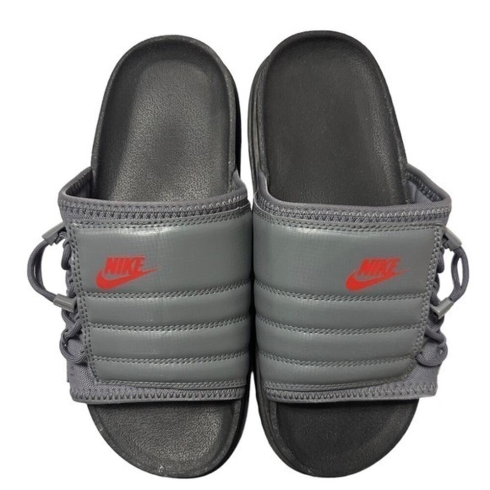 Nike Asuna Slide Sandals Smoke Grey Men Size 7 Women Size 8.5  EU Size 40